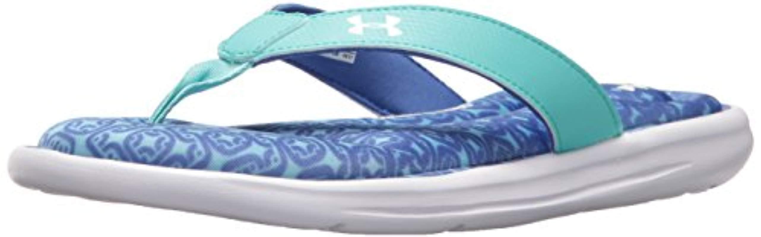 under armour women's marbella oval vi thong flip flops