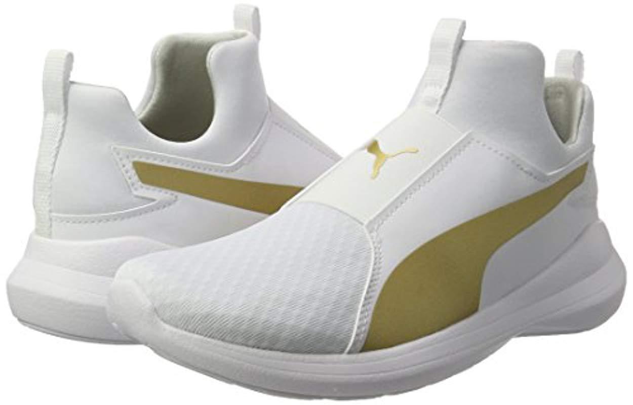 PUMA Synthetic Rebel Mid Wns Low-top Sneakers in White - Lyst
