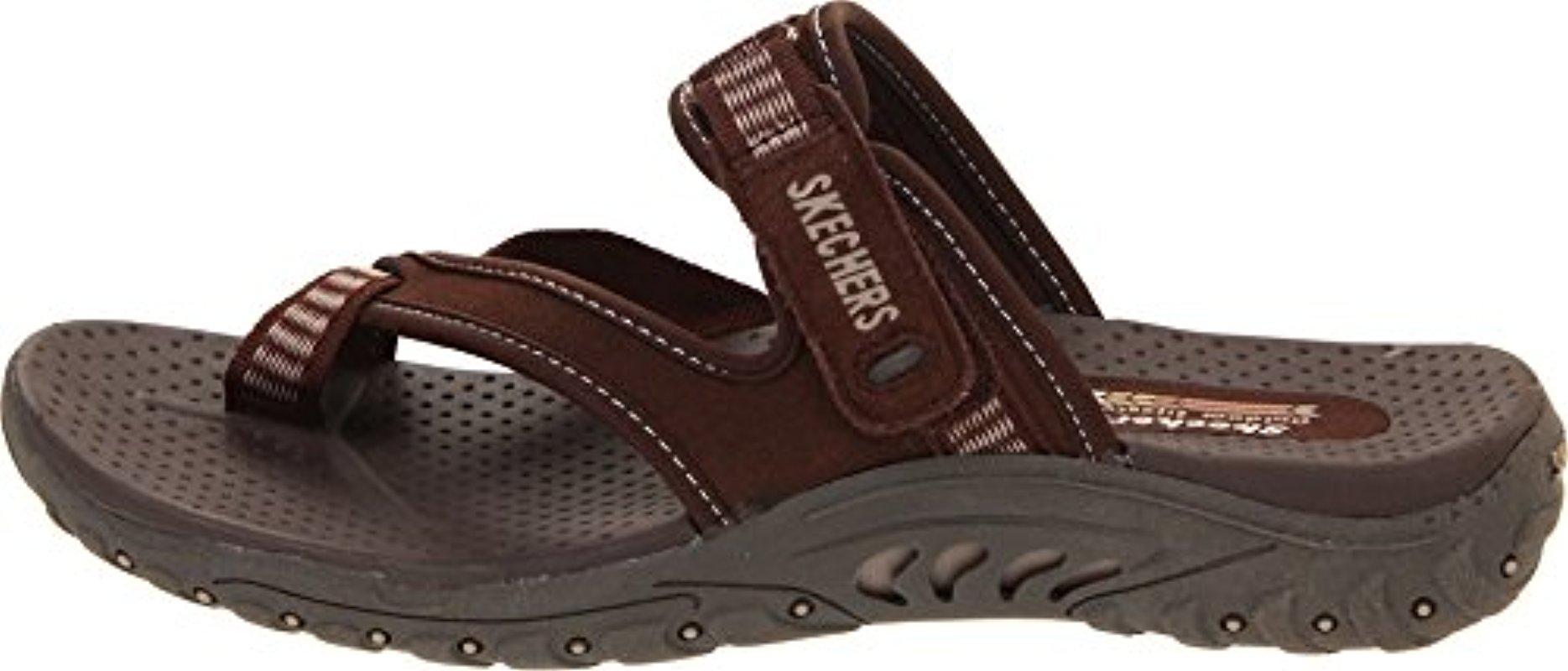 Skechers Reggae Rasta Flip slop Sandals Flop in Brown Lyst