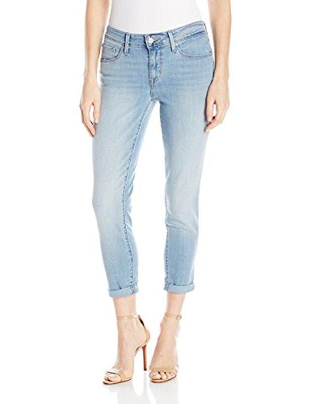 Levi's Denim Mid Rise Skinny Crop Jeans 