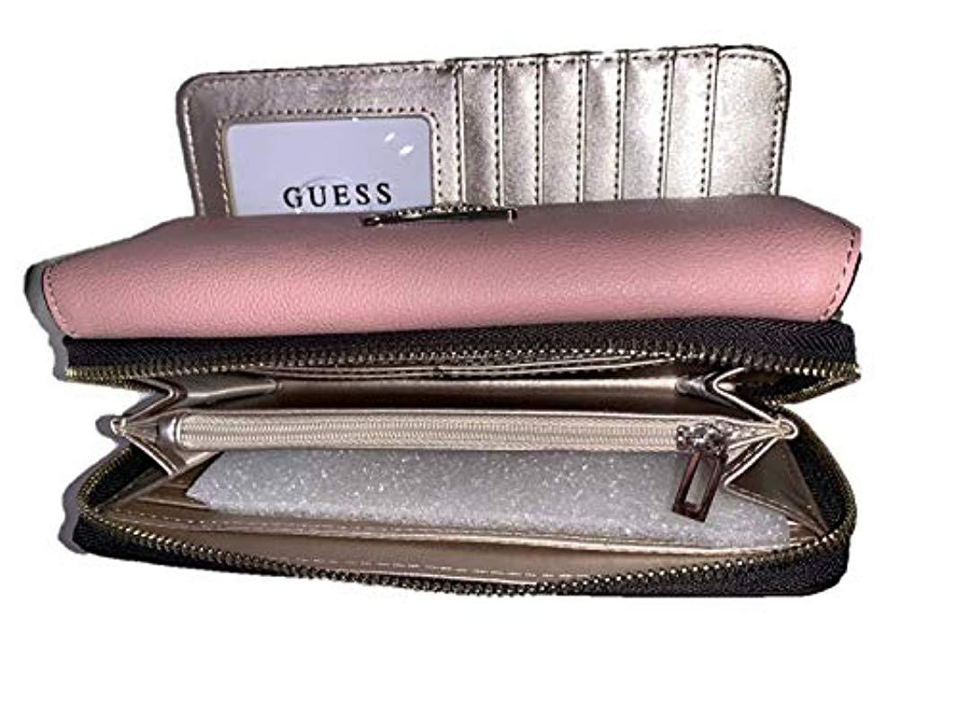Guess Geldbörse Maddy SLG Brown Blush SP729162 Lyst DE