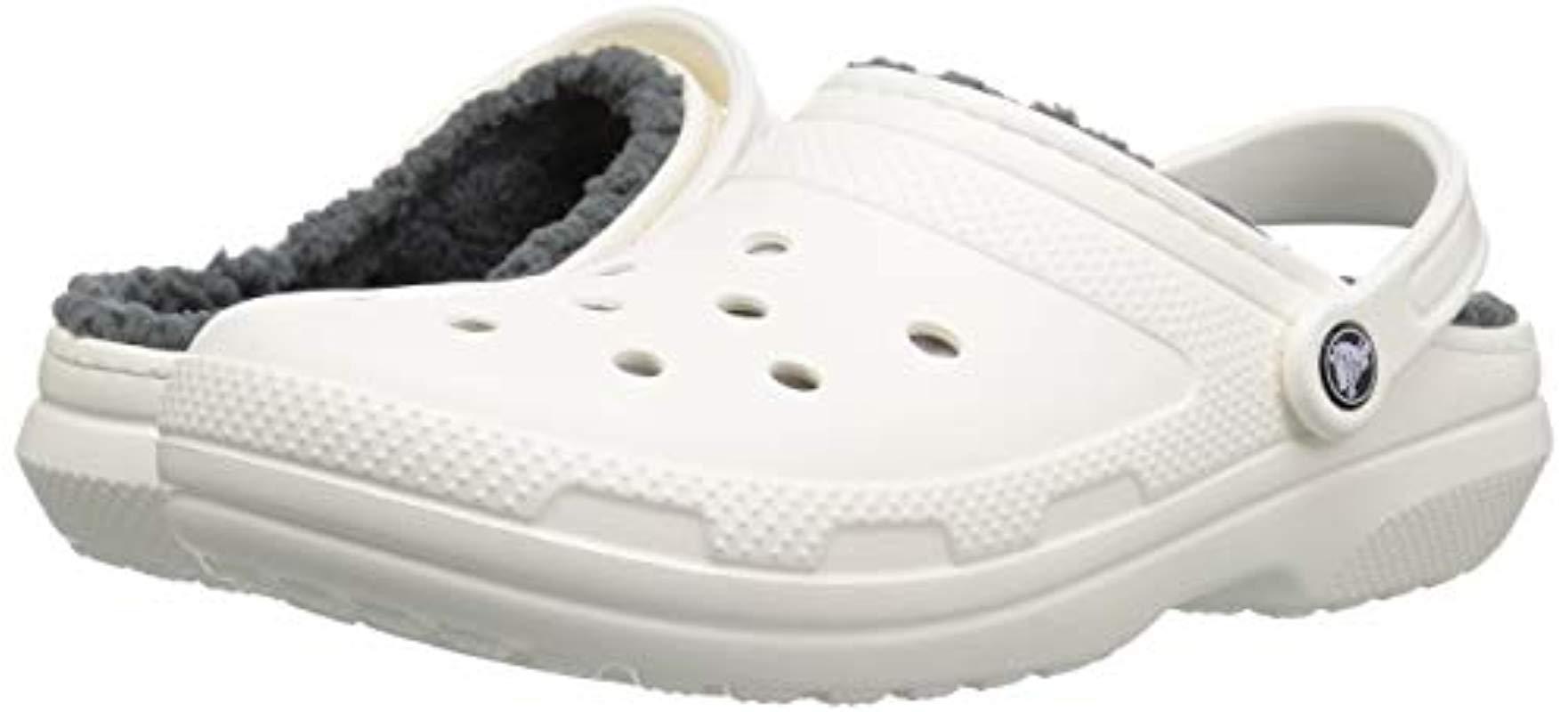 purple fuzzy crocs