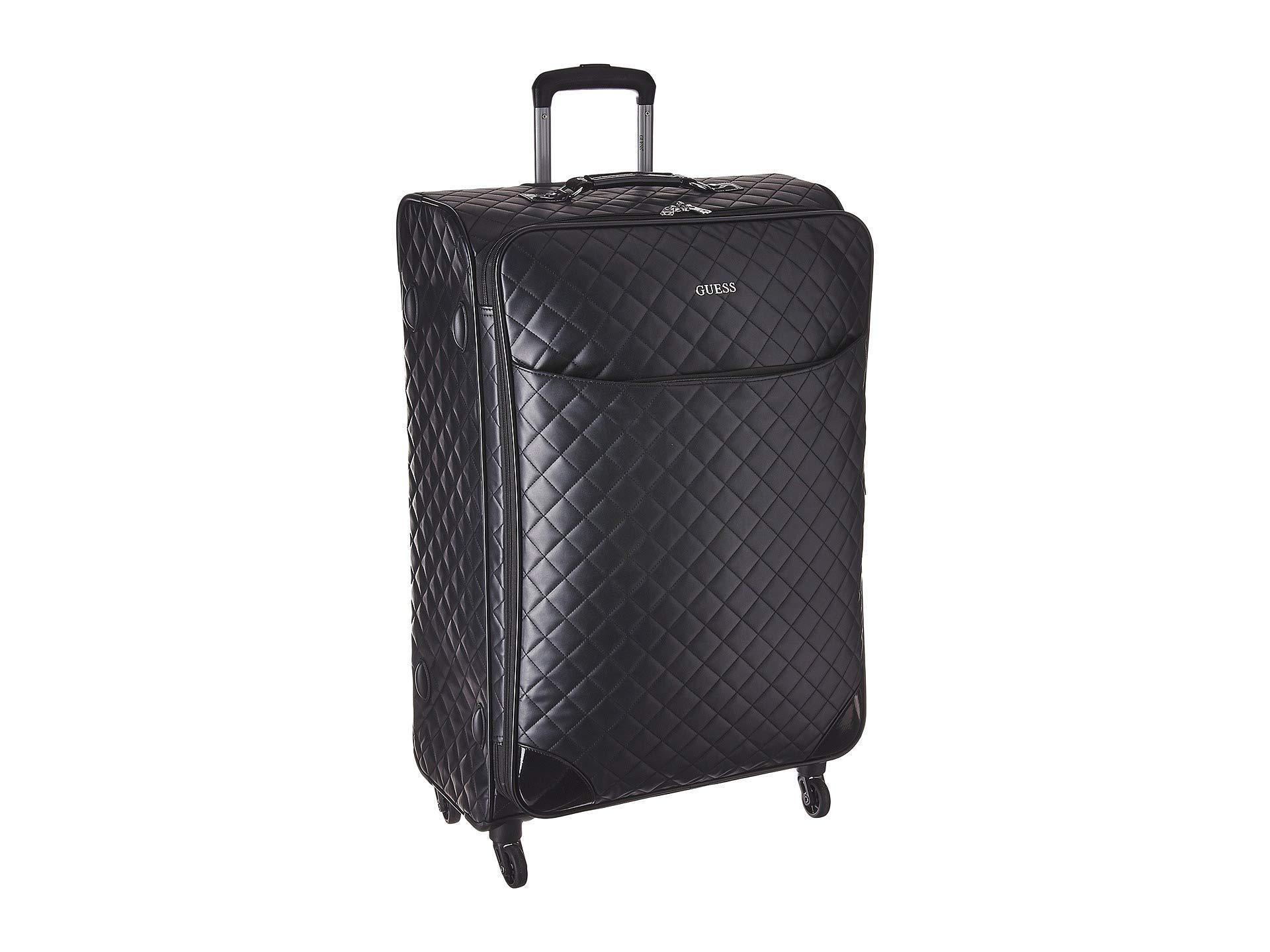 guess suitcase black