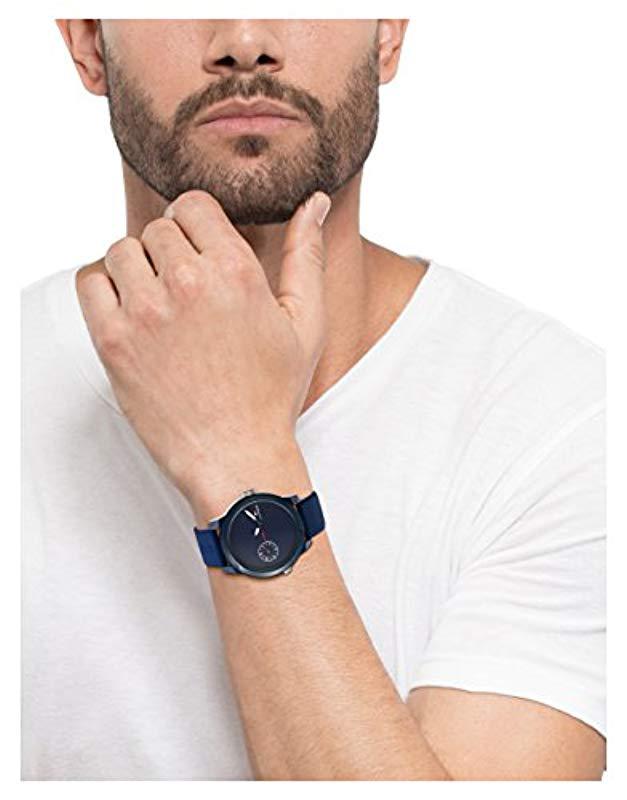 Tommy Hilfiger Plastic And Rubber Casual Watch Quartz Strap in Blue for Men  - Save 12% - Lyst