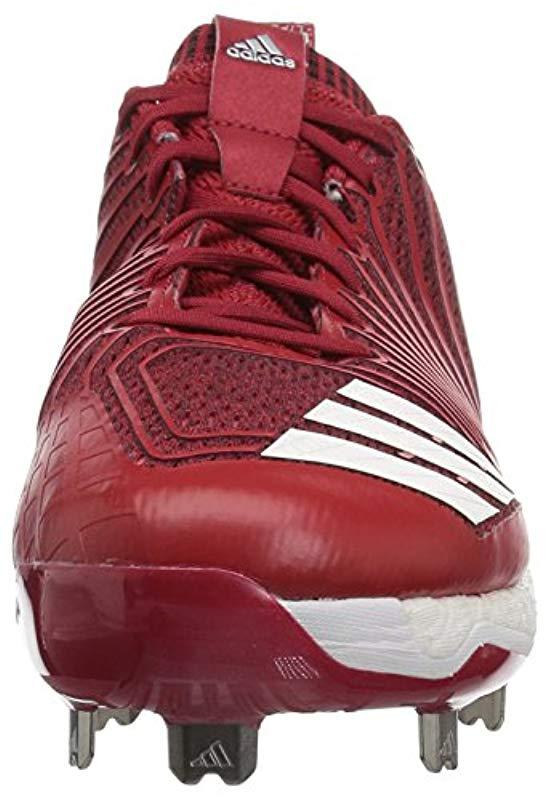 adidas Freak X Carbon Mid Baseball Shoe in Red for Men - Lyst