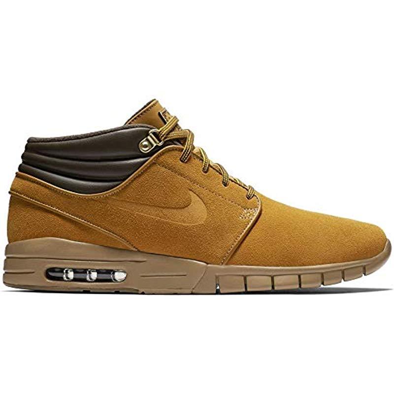 Nike Sb Stefan Janoski Max Mid Prm S Trainers Bronze Brown for Men | Lyst UK