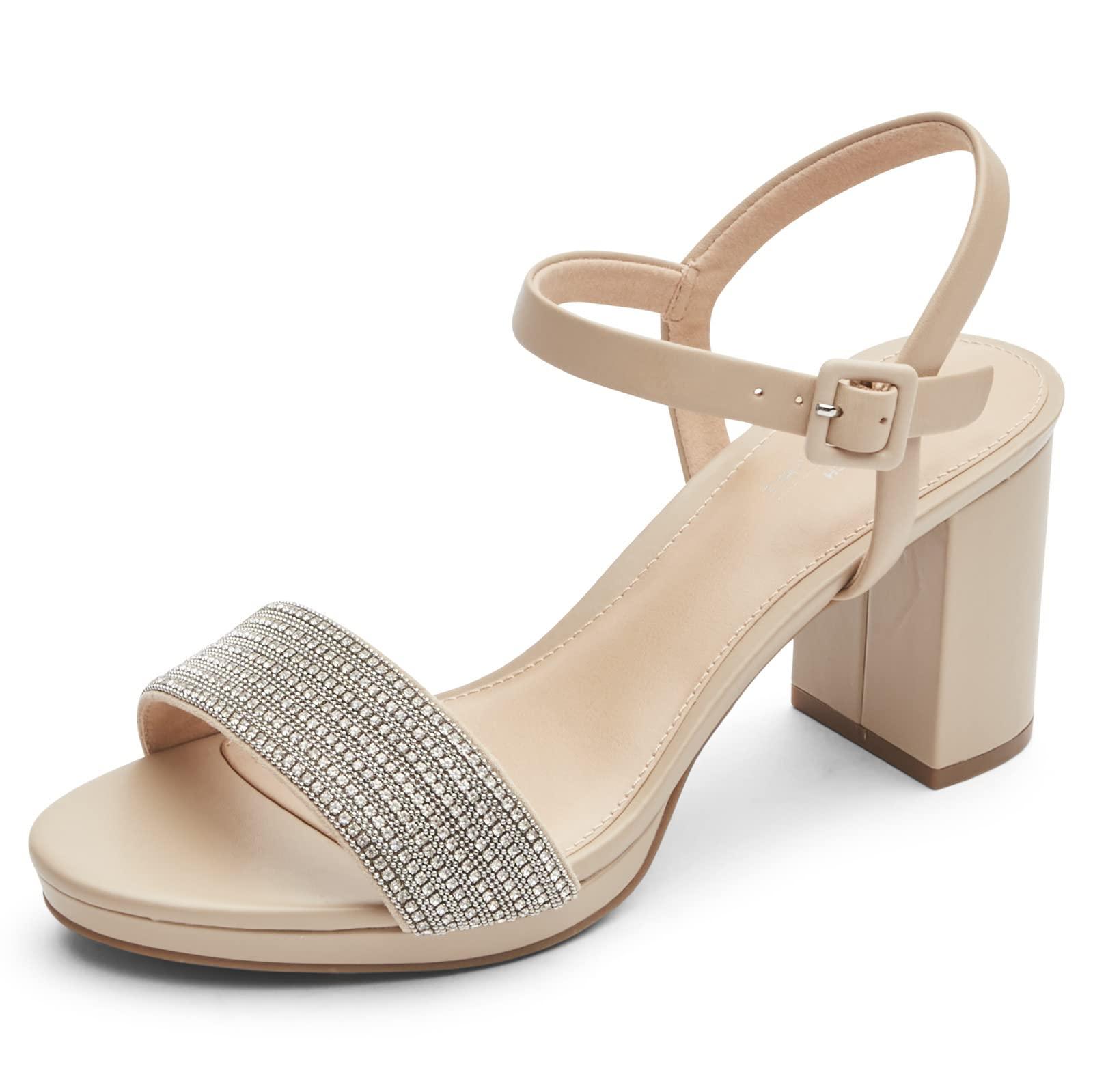 Rockport Tabitha Twostrap Heeled Sandal in Natural Lyst