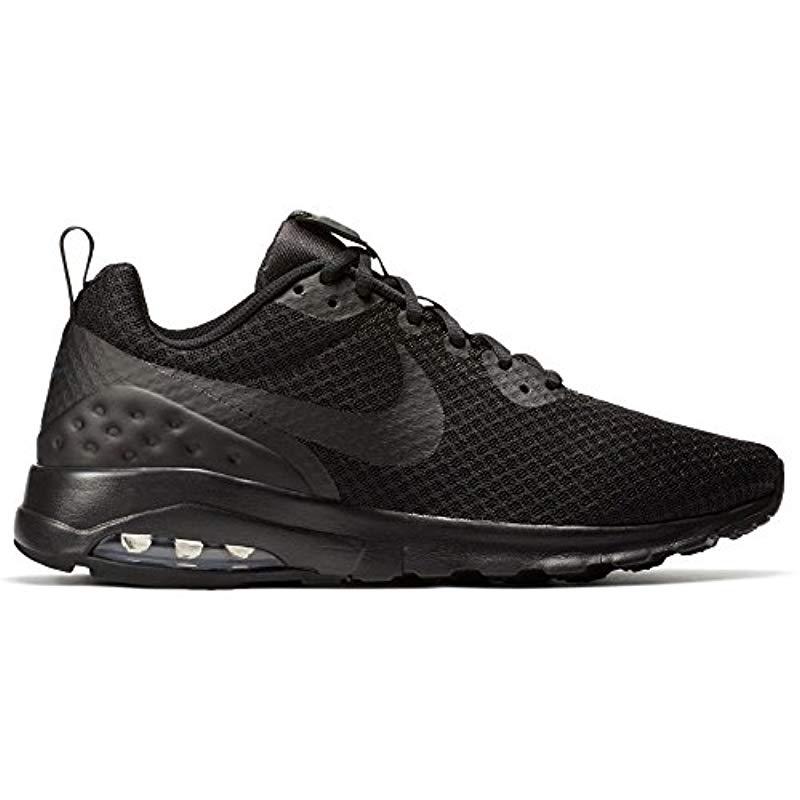 nike air max motion low black