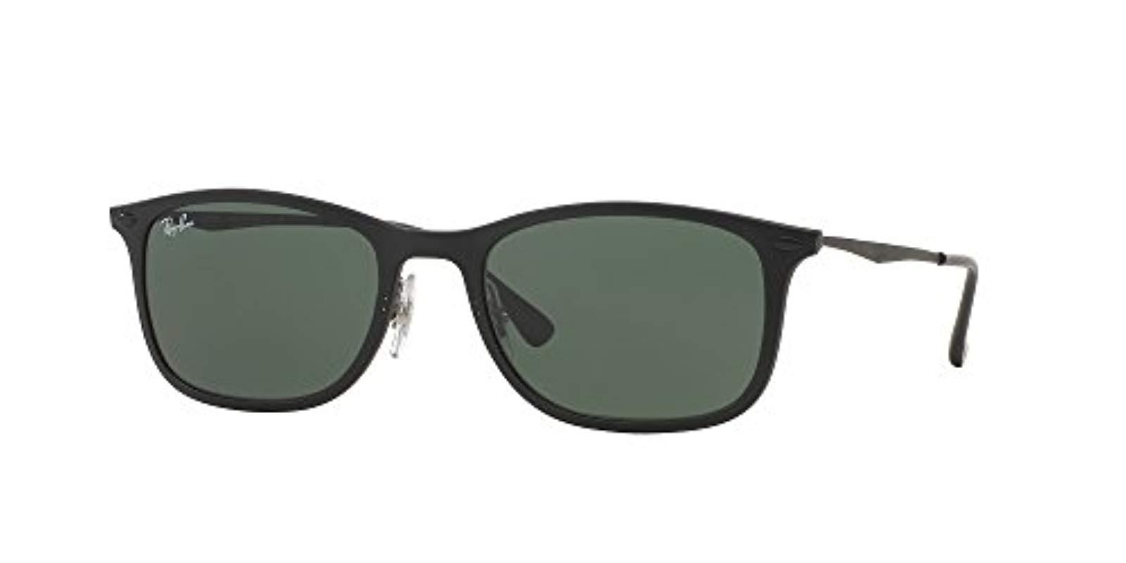 Ray Ban Synthetic Rb4225 New Wayfarer Light Ray Sunglasses In Black For Men Lyst