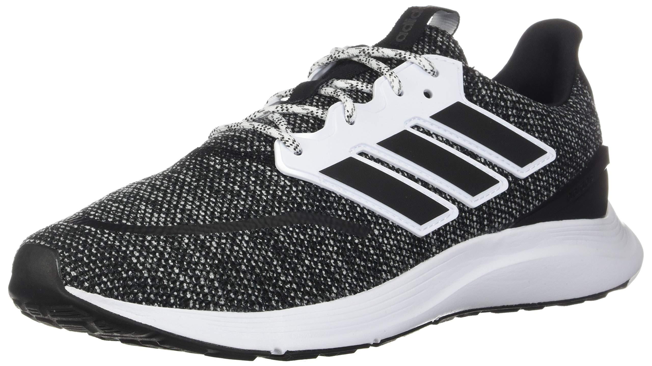 adidas Synthetic Energy Falcon Running Shoe in Black/White (Black) for