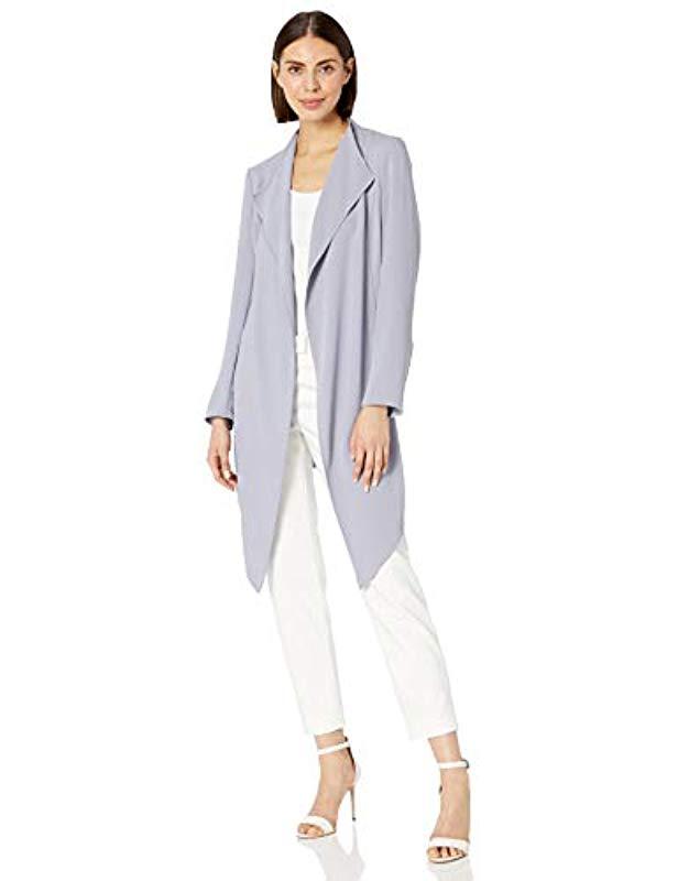 anne klein long jacket