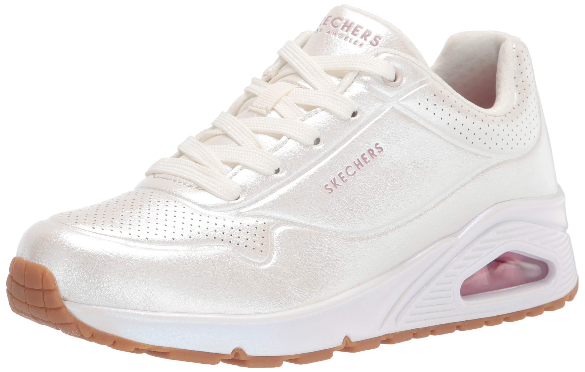 Firmar Recuento Están familiarizados Skechers Womens Skecher Street Uno Pearl Queen Sneaker in White | Lyst