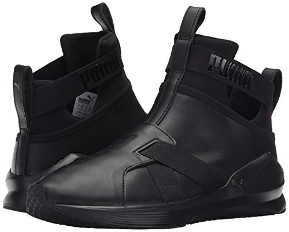 PUMA Fierce Strap Leather Wn Sneaker in 