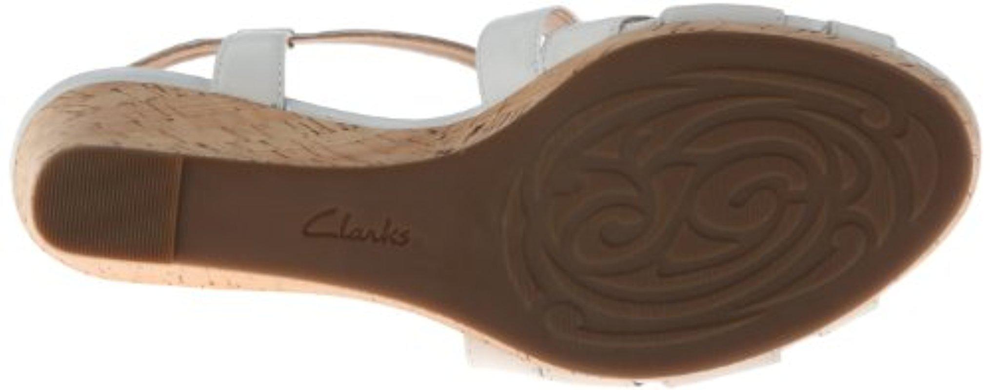 clarks artisan palmdale rema wedge sandals