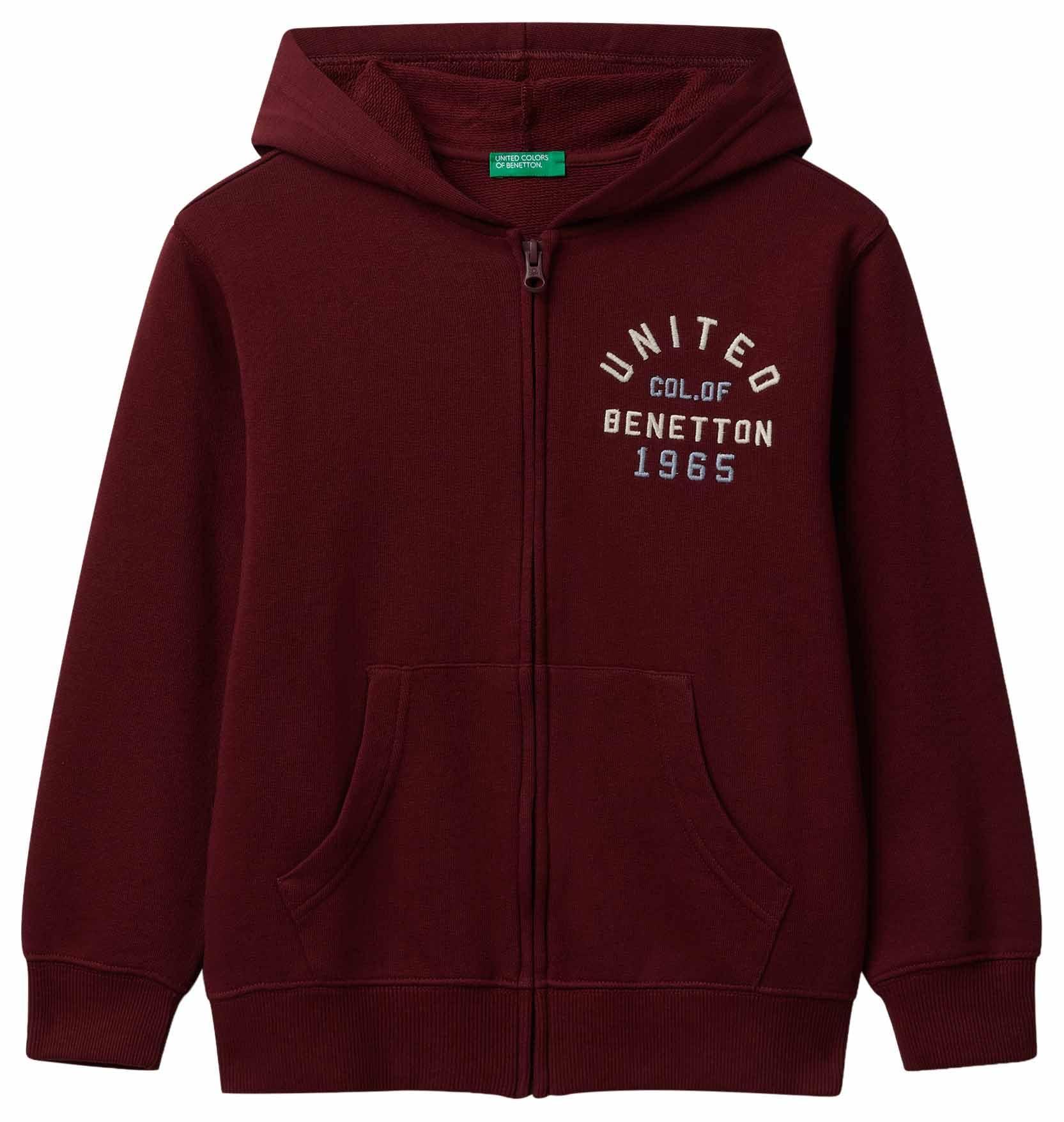 Amazon Giacca In Felpa Benetton Felpe Con Cappuccio Benetton Da