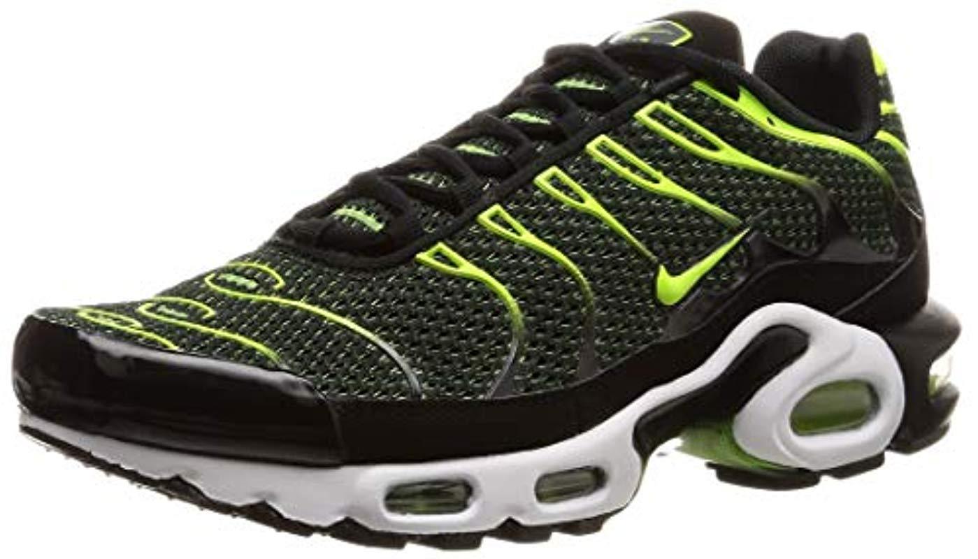 Nike Original Air Max Plus Tuned 1 Tn Black Volt Green Trainers Shoes  852630 036 for Men | Lyst UK