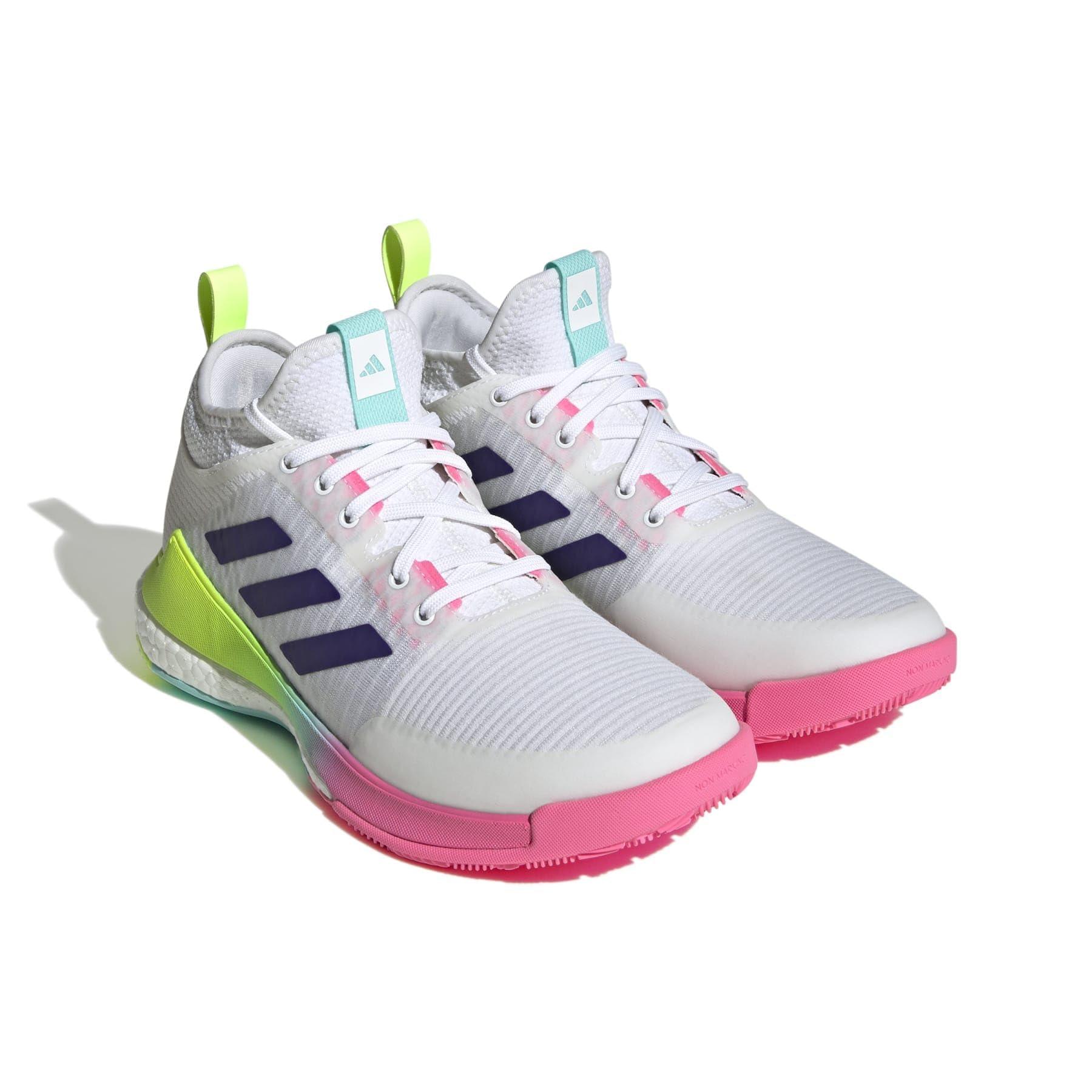 adidas Crazyflight Mid Shoes in White | Lyst
