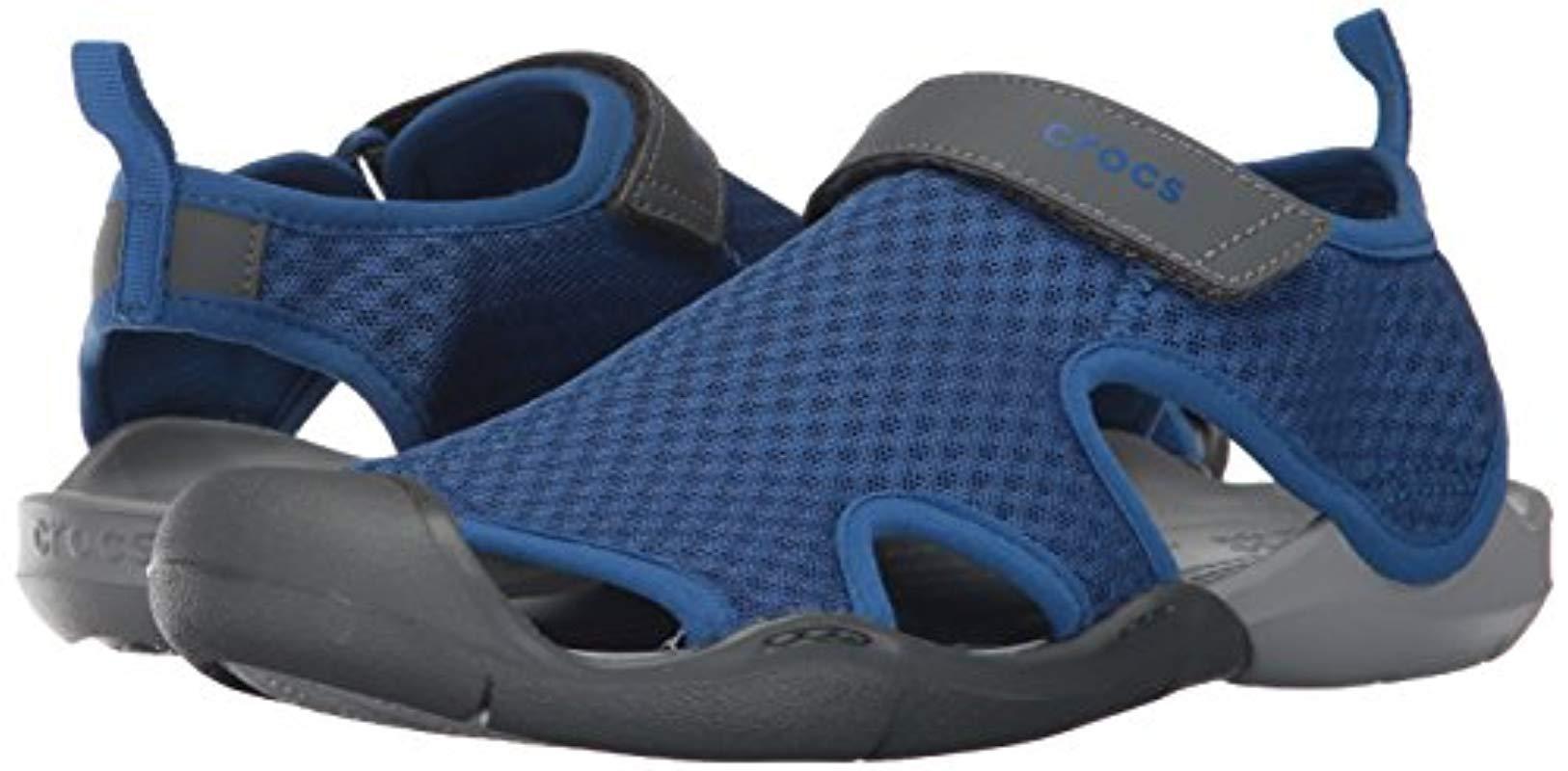  Crocs   Swiftwater Mesh Sandals  in Blue Lyst