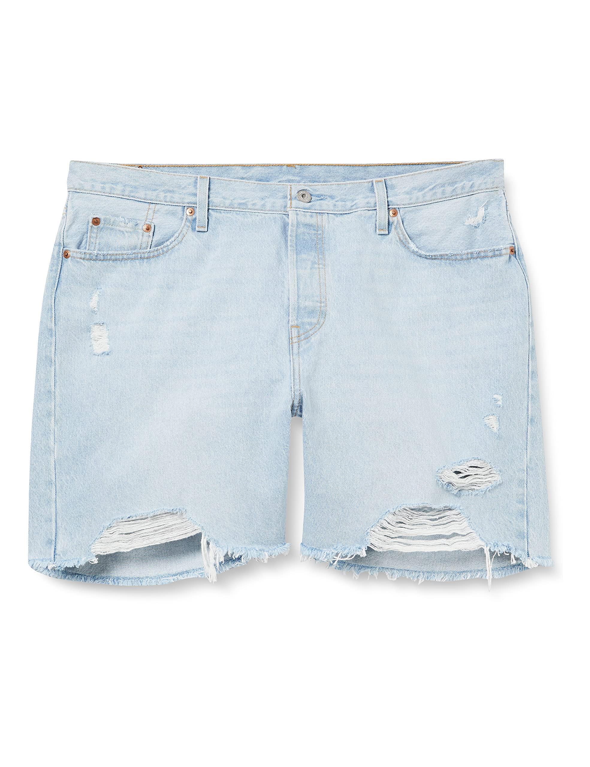 Levi's Plus Size 501 90s Shorts Denim Shorts Light Indigo Destructed in  Blue | Lyst UK