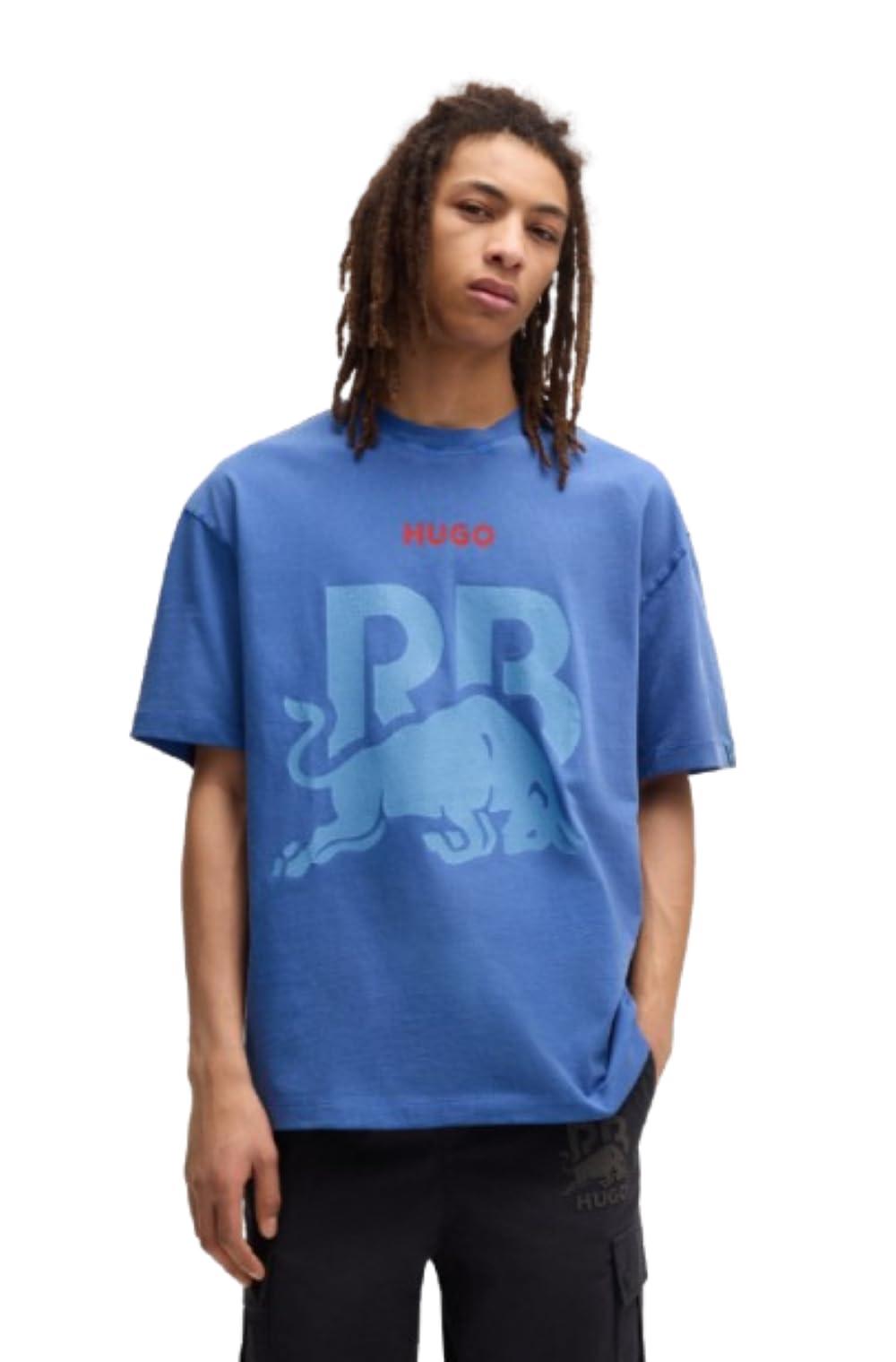 Men's Relaxed Fit Tshirt HUGO Men's F1 2025 VCARB Racing Bull Team