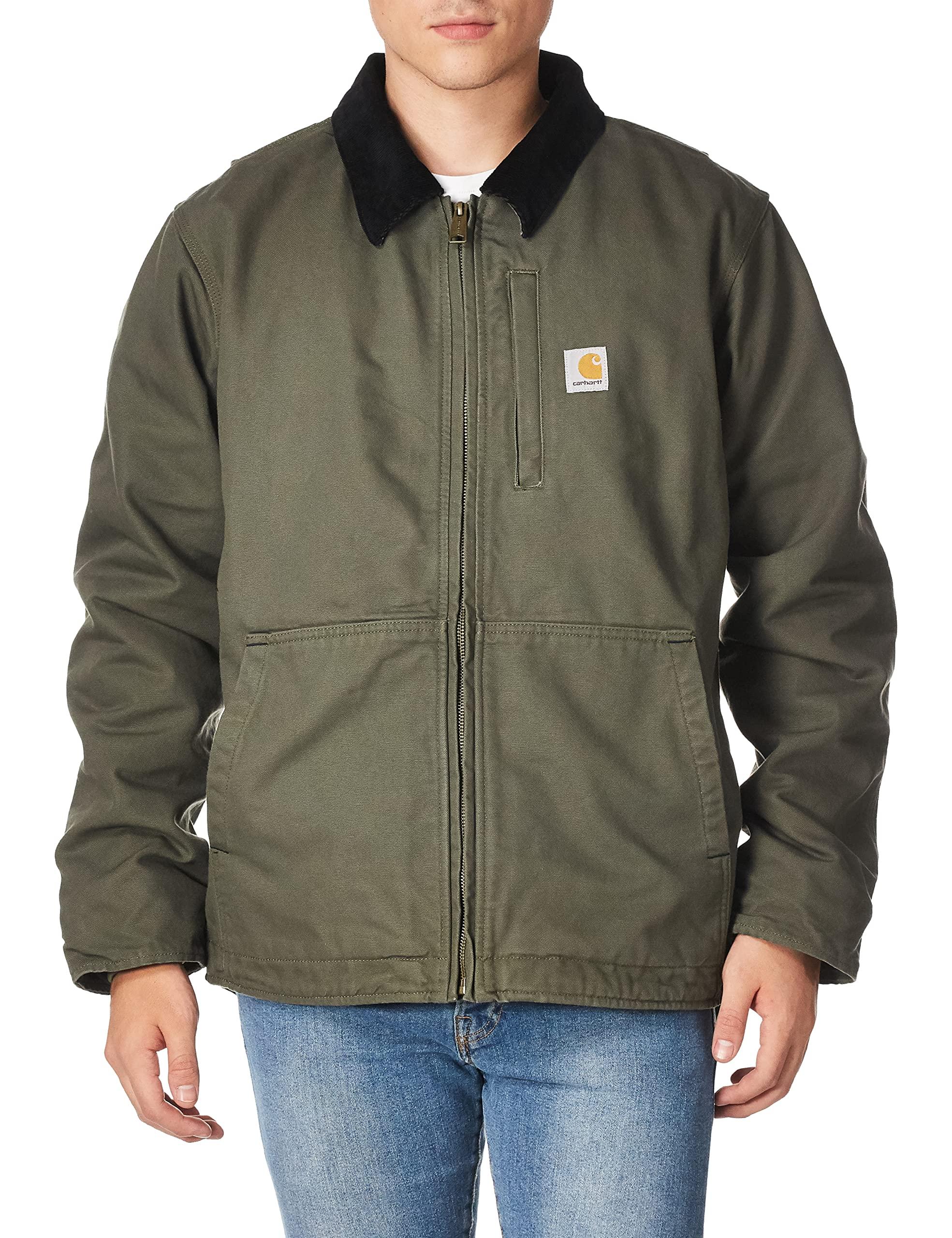 Washed Duck Fleece-lined Jacket 