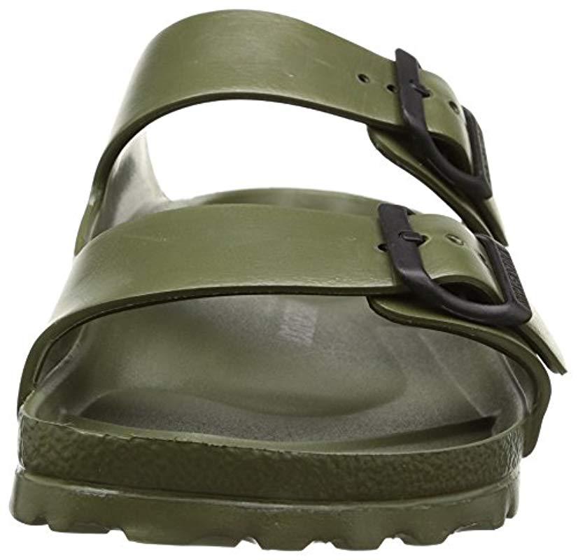 Birkenstock Leather Arizona Eva Sandals in Olive (Green) - Lyst