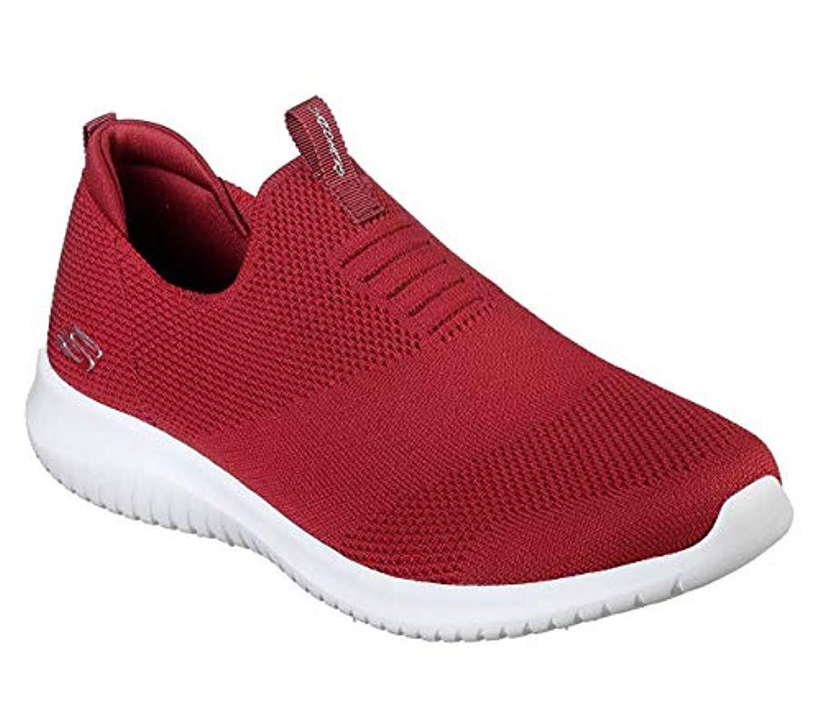 Ultra Flex-First Take, Zapatillas sin Cordones para Mujer Skechers de color  Rojo | Lyst