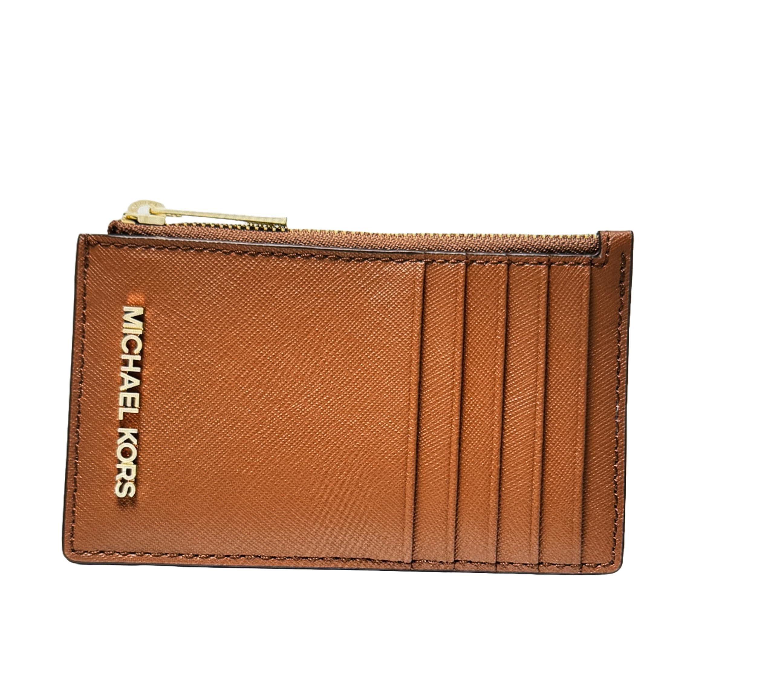 michael kors zip card holder