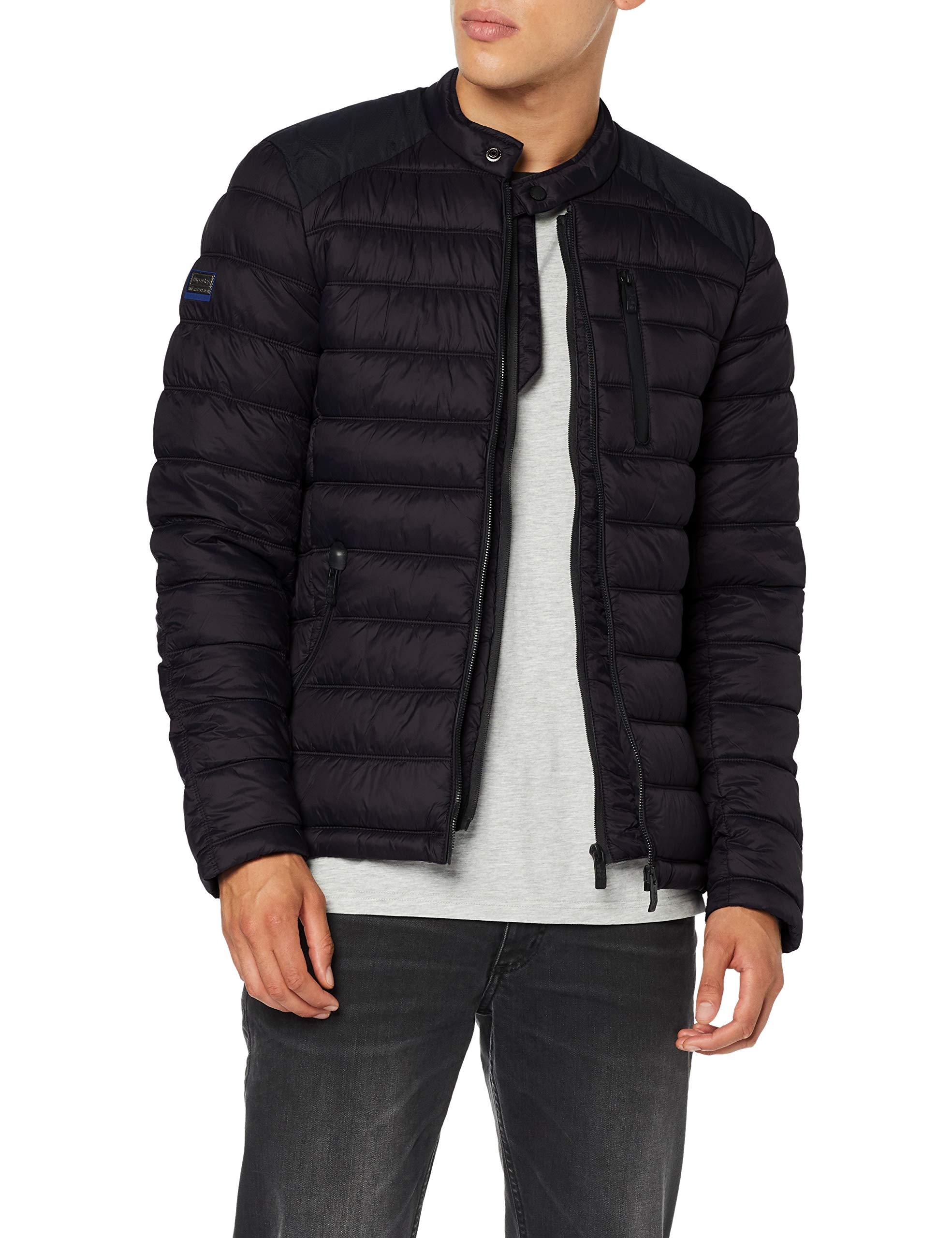commuter quilted biker jacket