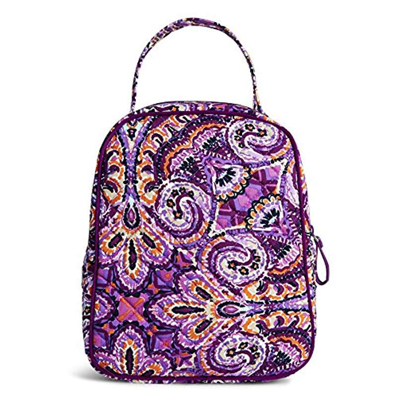 purple vera bradley lunch box