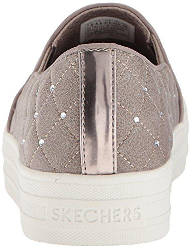 skechers quilted slip on