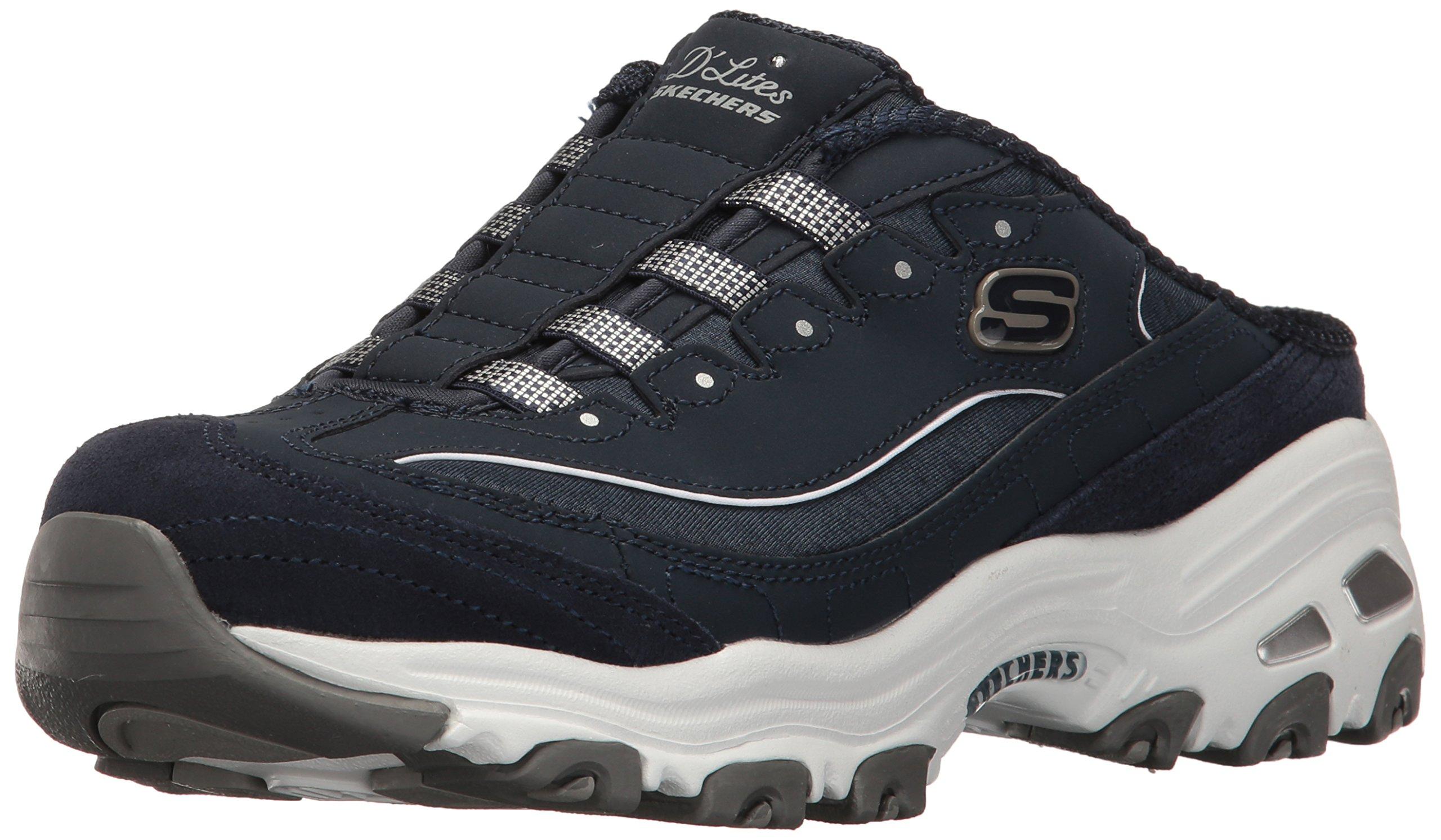 skechers dlites navy