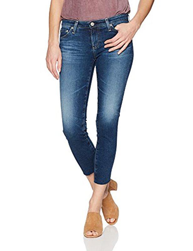 ag stilt cigarette crop jeans