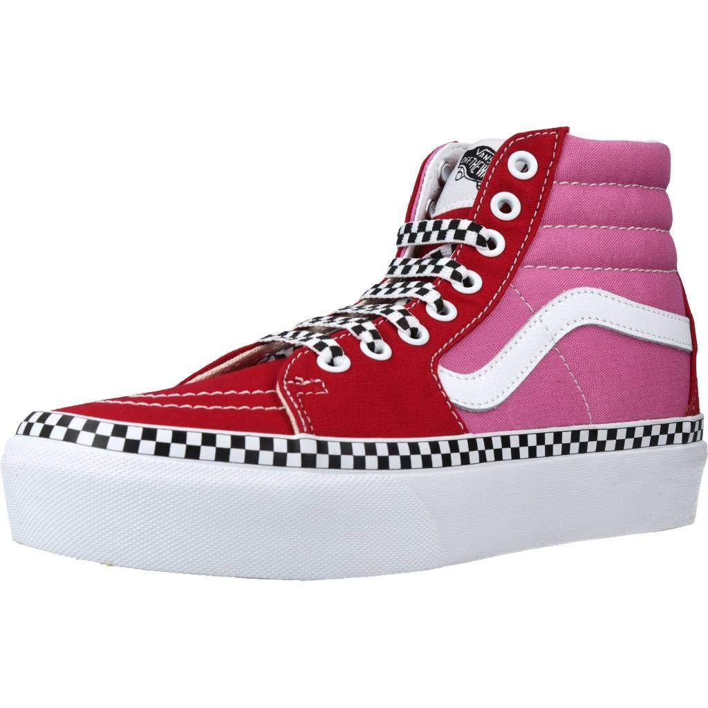 vans platform rouge