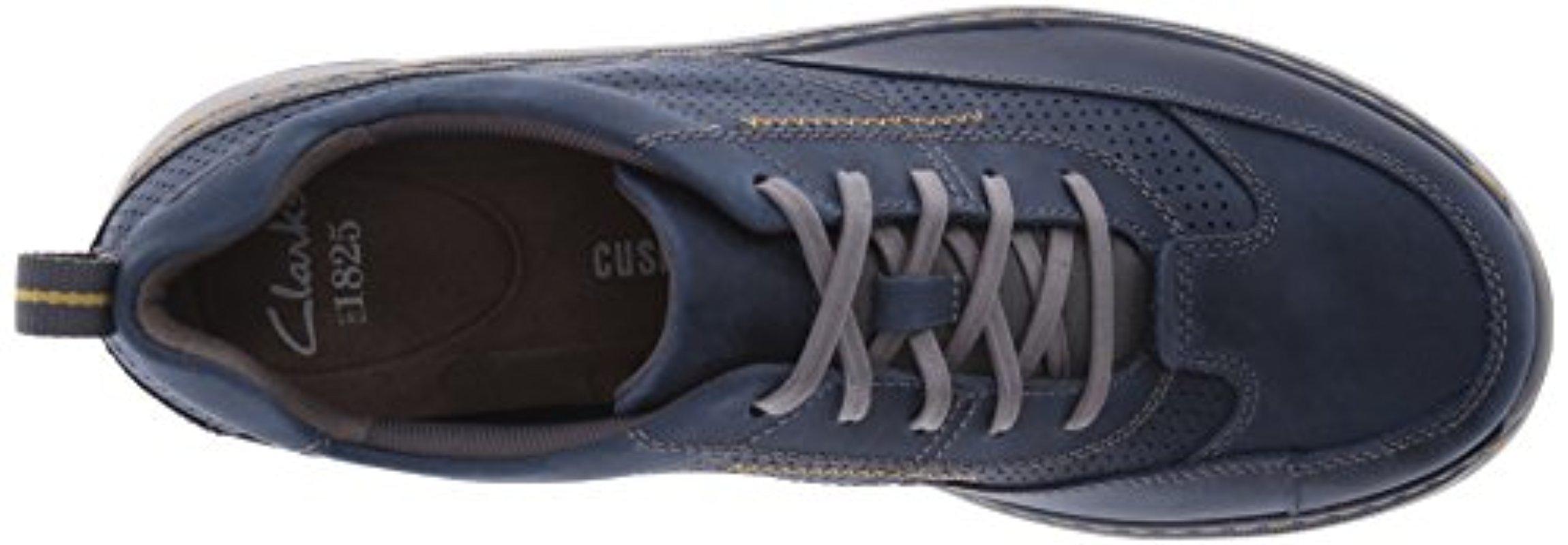 Clarks Charton Mix Sneaker in Blue for Men | Lyst