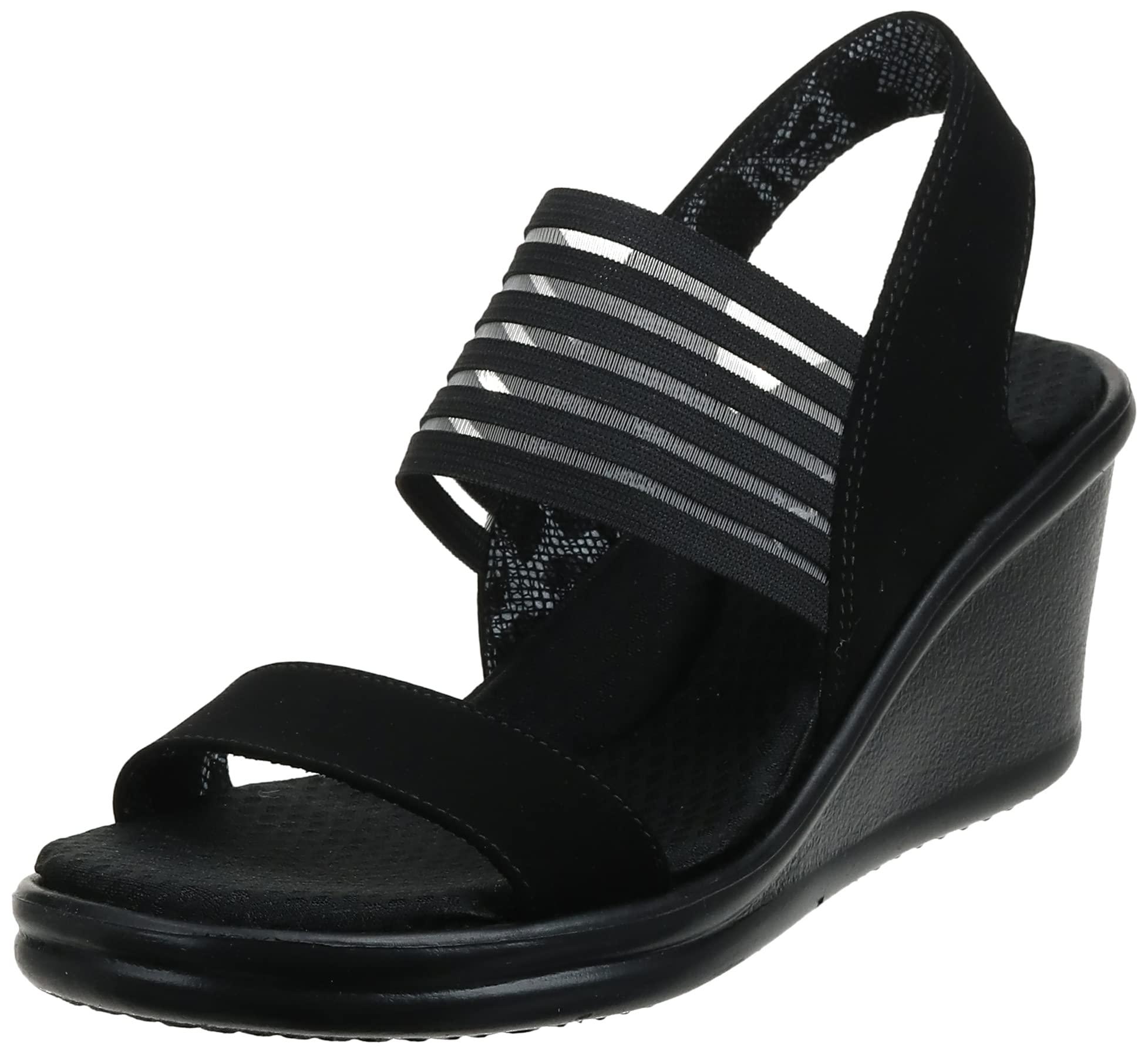 skechers smitten kitten wedge sandal