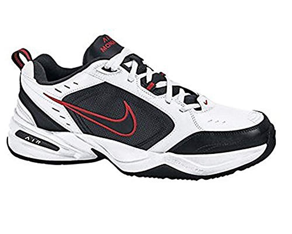 Nike Leather Air Monarch Iv Fitness Shoes In White For Men Lyst