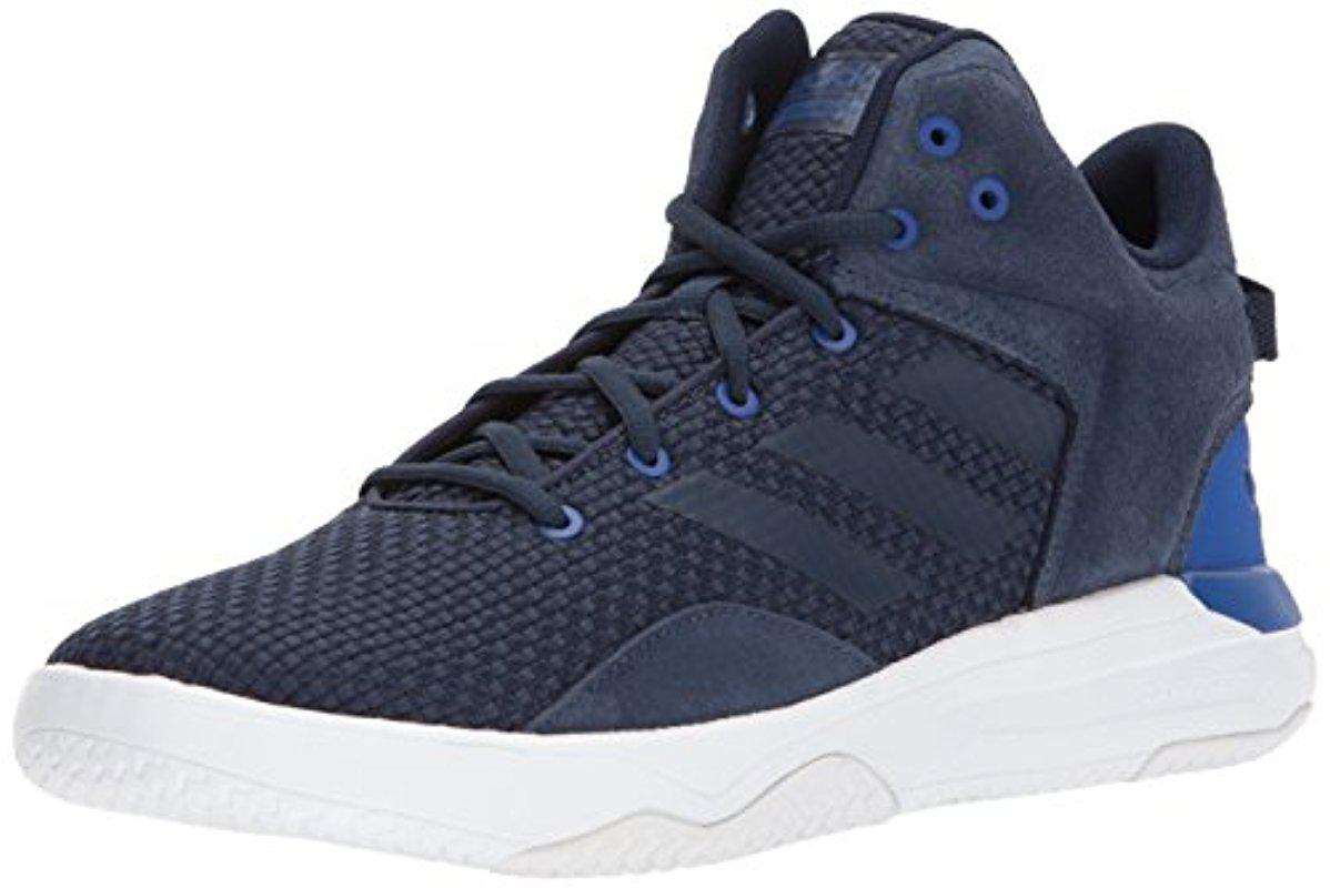 lyst adidas del revival a metà il basket scarpa in blu per gli uomini lyst adidas del revival a metà il basket scarpa in blu per gli uomini