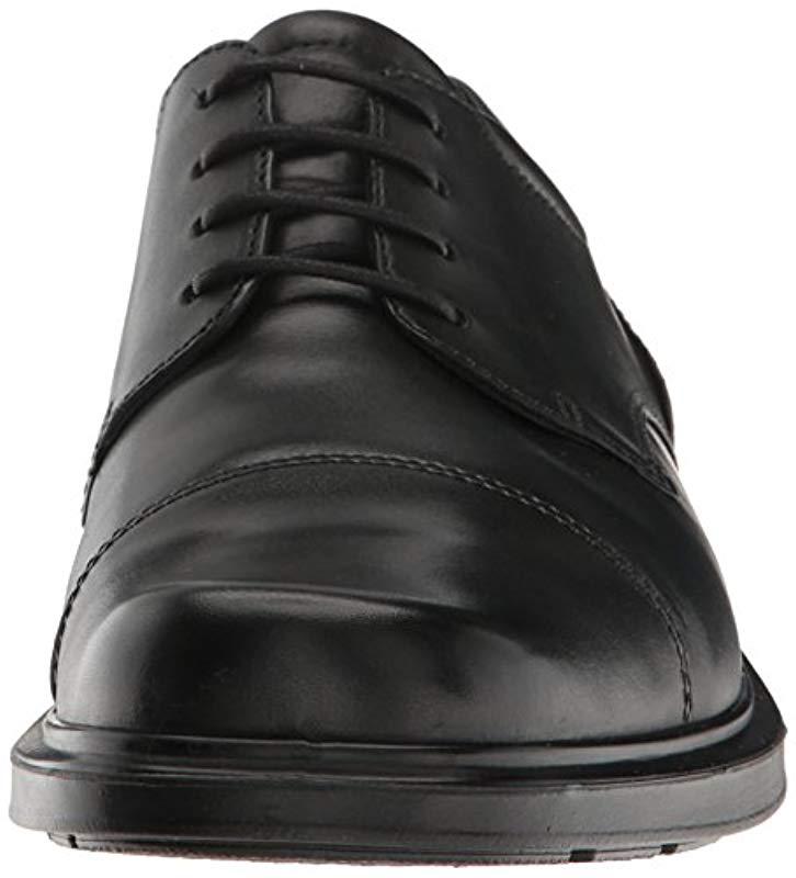 Ecco Leather Helsinki Shoe,black,42 for Men - Lyst