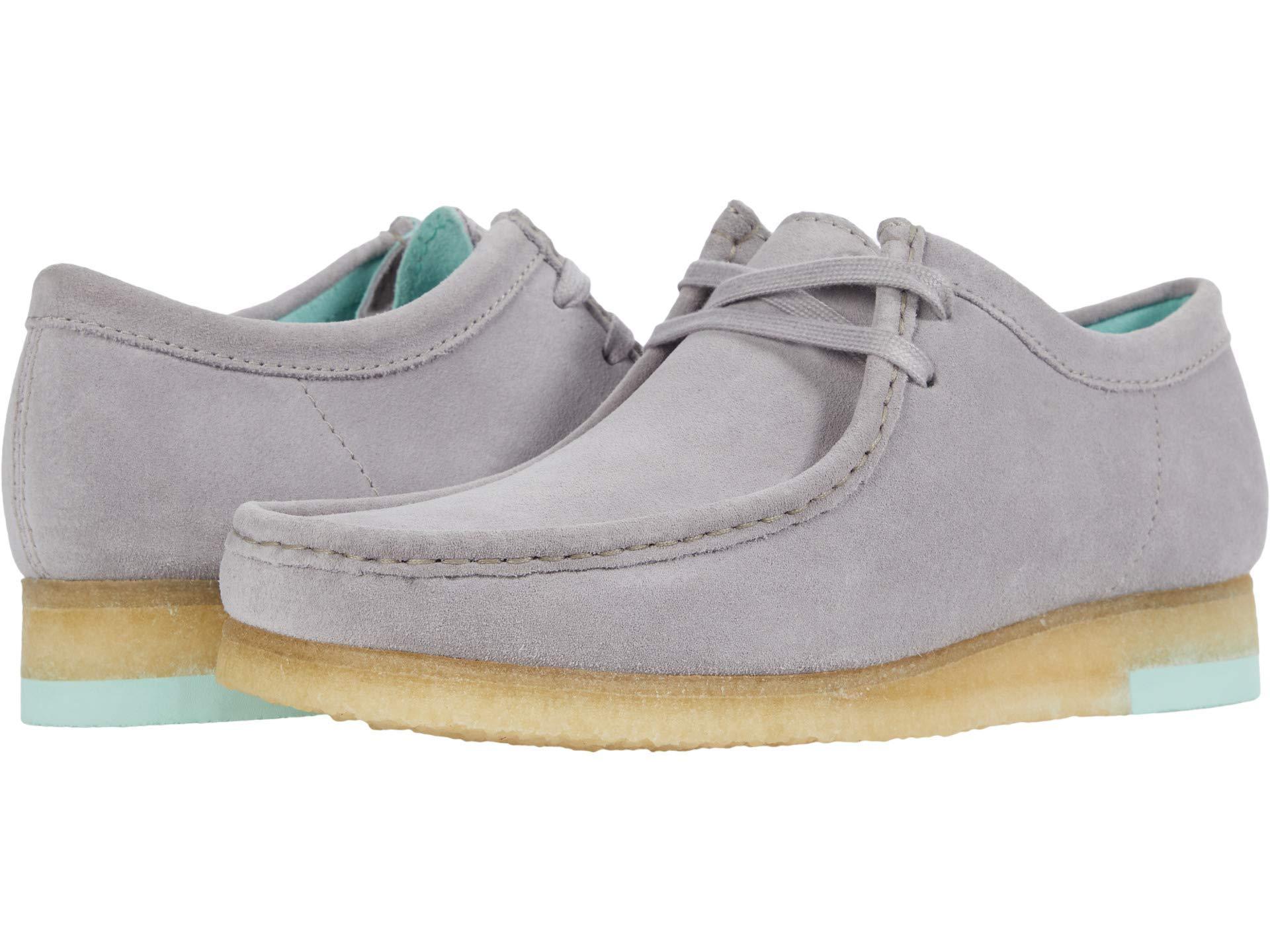 Clarks Wallabee Grey Combi 11.5 D in Grau für Herren | Lyst DE