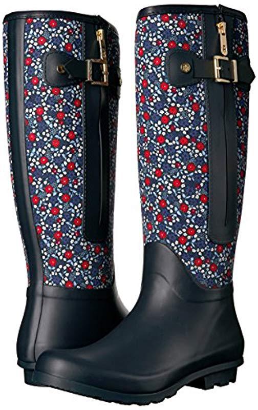 tommy hilfiger mela rain boots