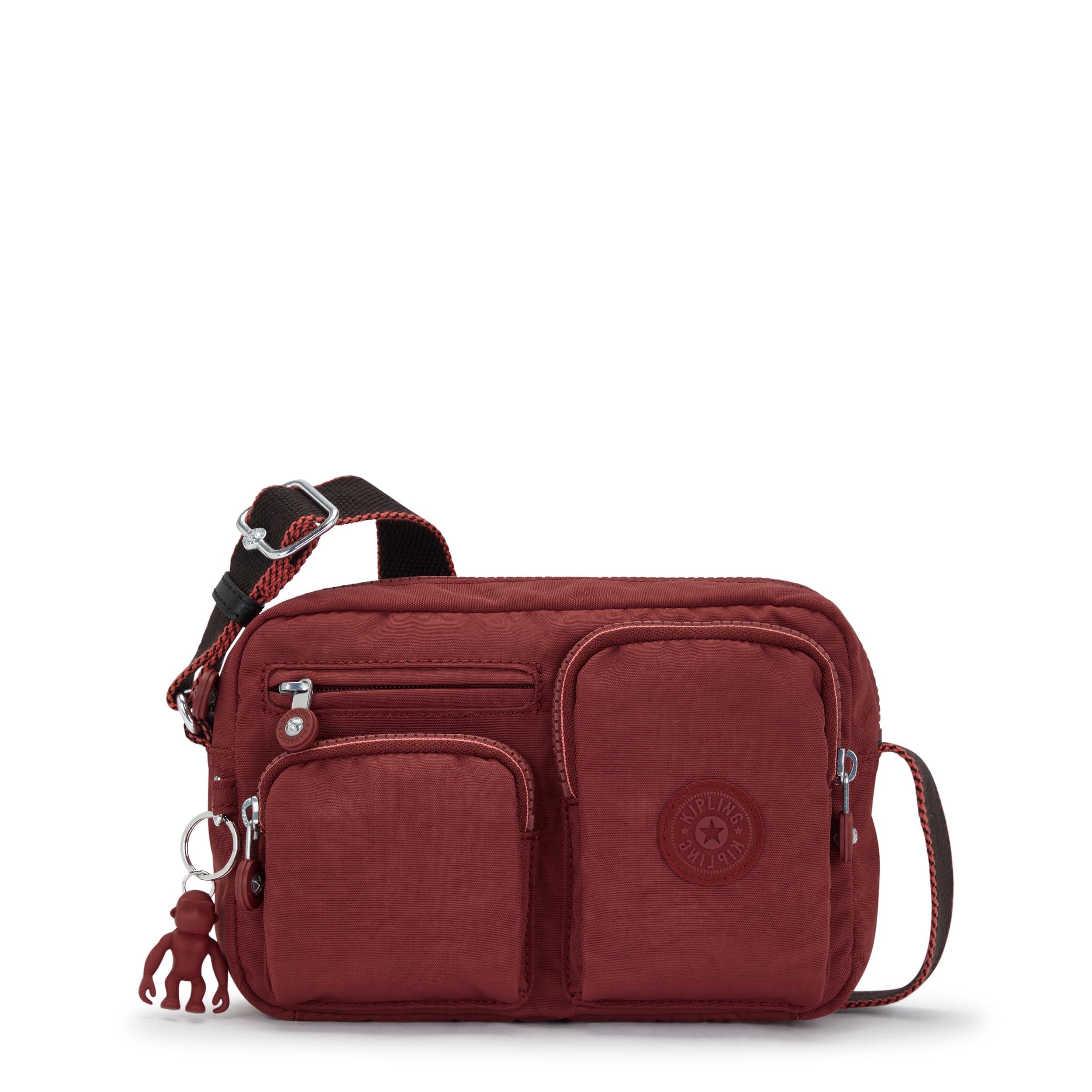 Kipling Albena Handbag Flaring Rust Cross Body in Red | Lyst