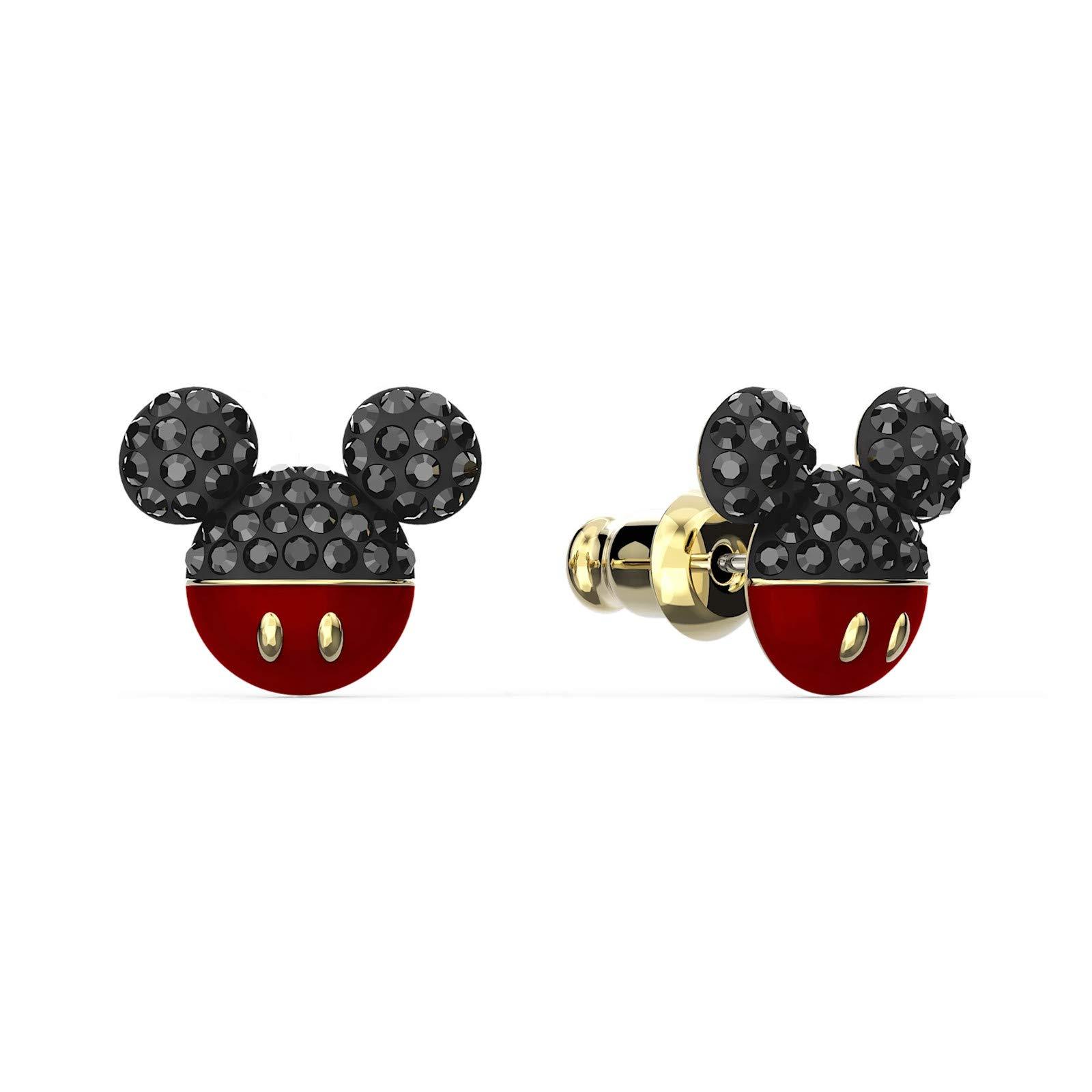 Boucles d'oreilles Mickey & Minnie Swarovski en coloris Noir | Lyst