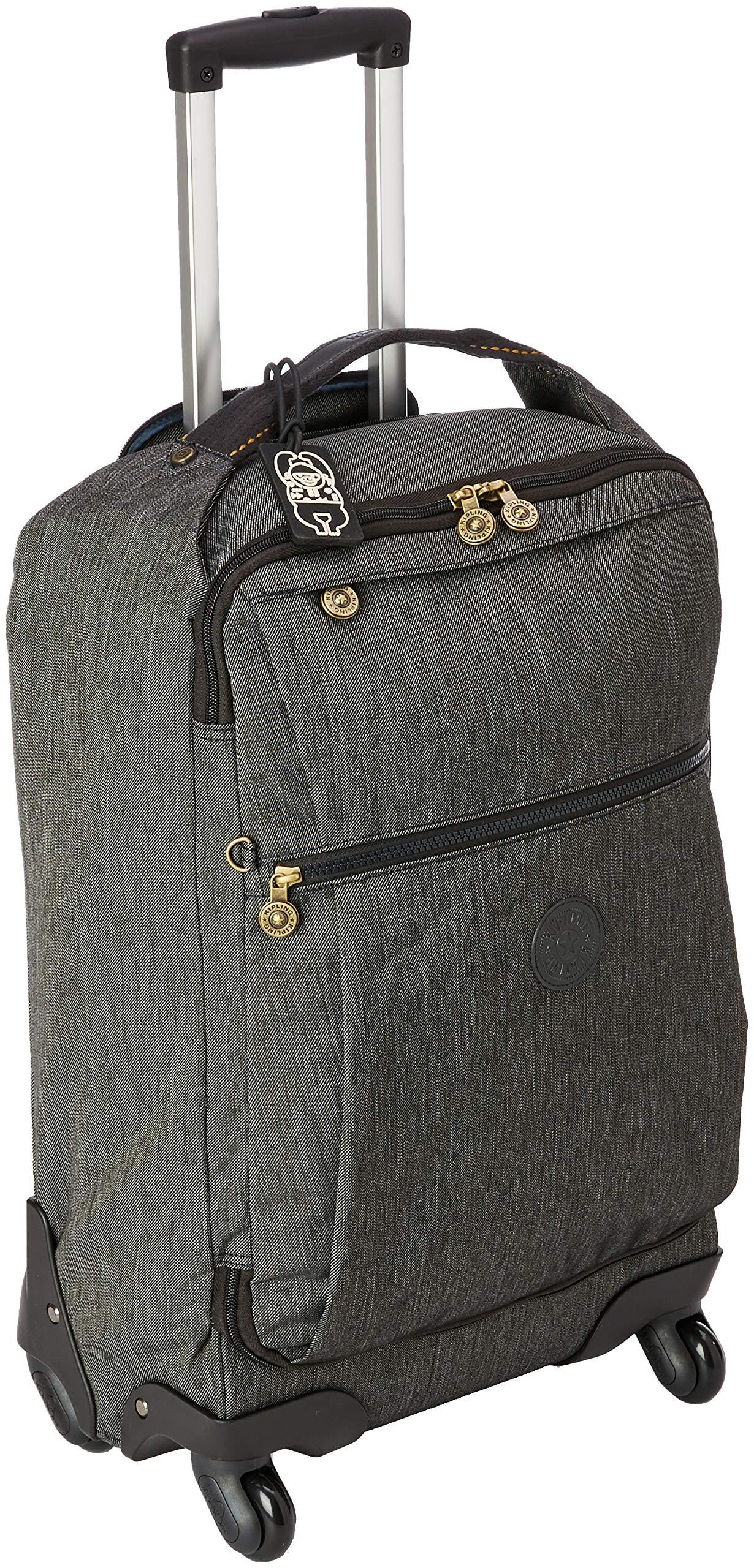 Kipling Synthetic Darcey Softside Spinner Wheel Luggage in Charcoal