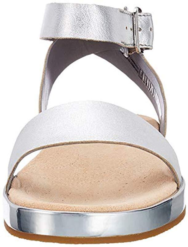 clarks botanic ivy silver