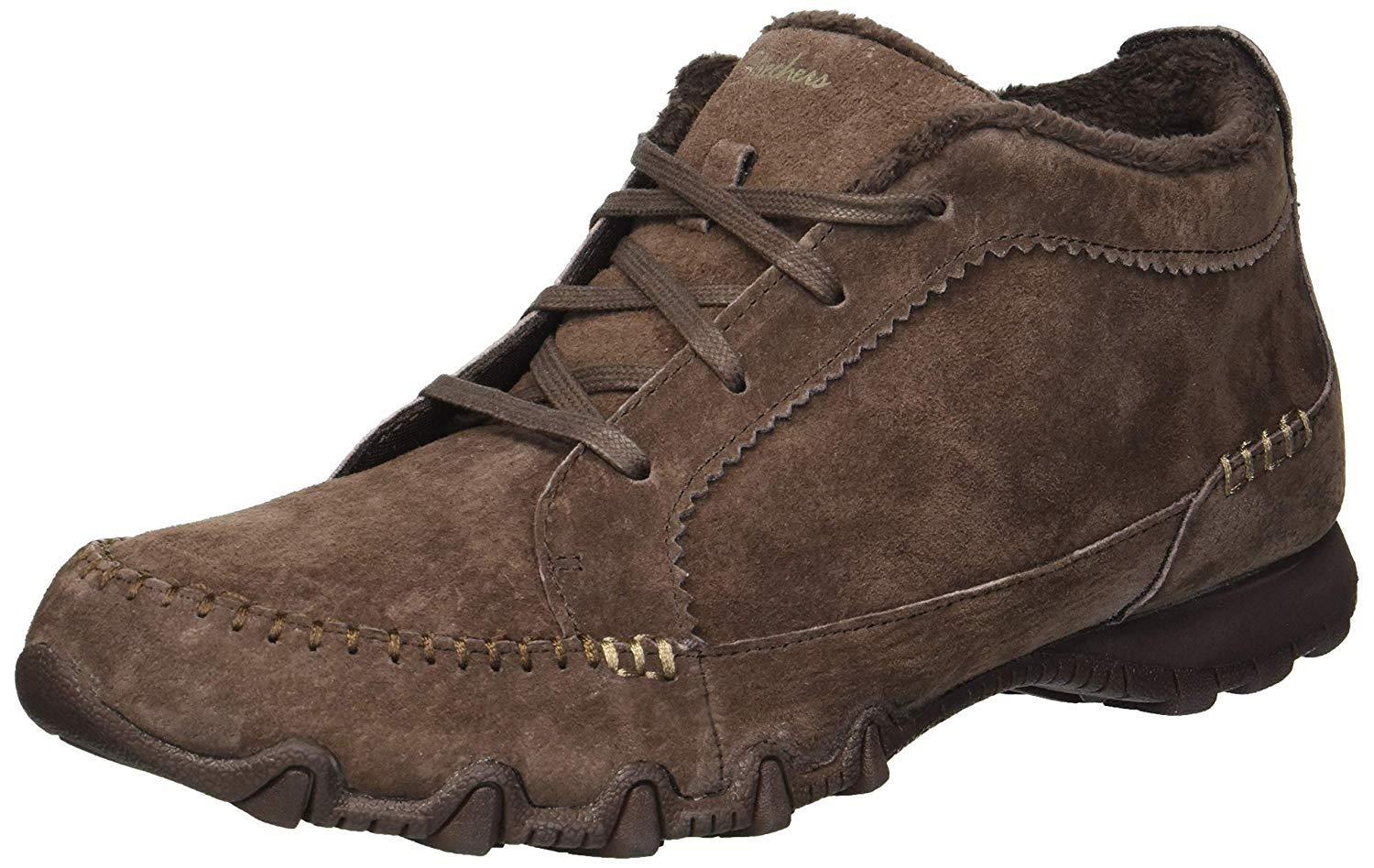 Skechers Bikers-lineage Biker Boots in Chocolate (Brown) - Save 33% - Lyst