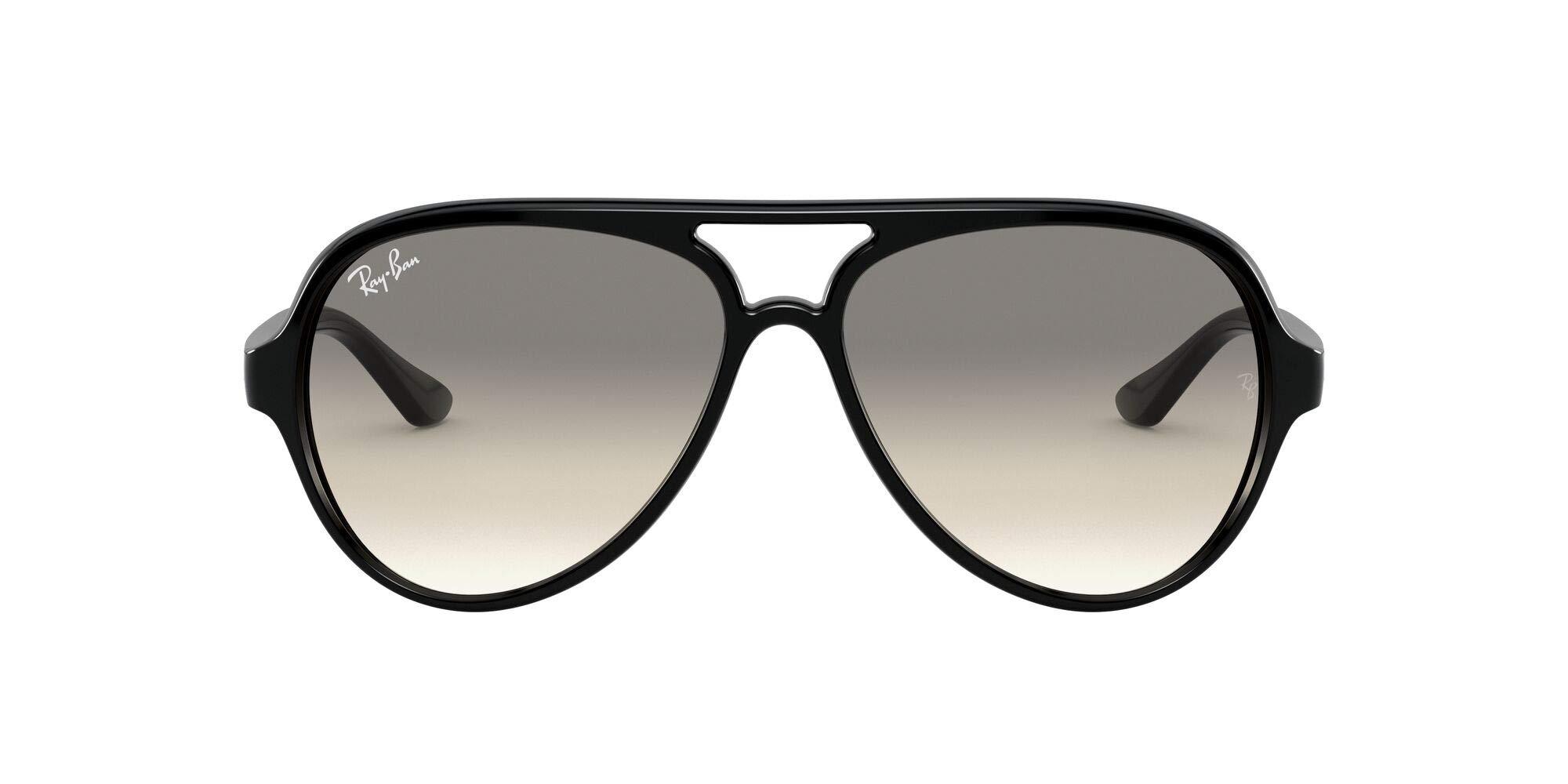 Ray Ban Rb4125 Cats 5000 Aviator Sunglasses In Black Save 30 Lyst