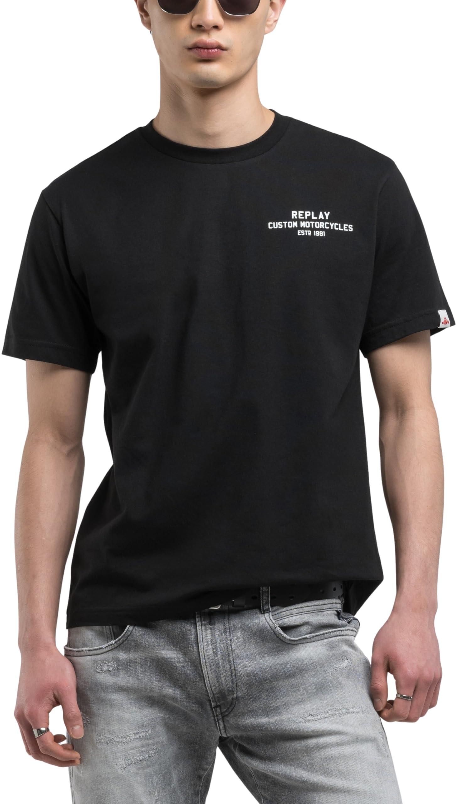 Felpa Con Cerniera Replay Uomo - 100% Cotone, Sportiva E Casual, Made In Tunisia - Foto 4