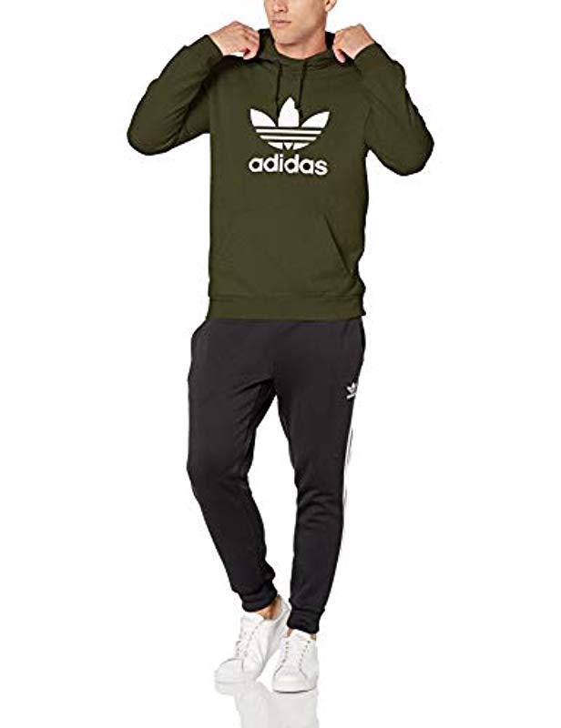 adidas trefoil hoodie night cargo