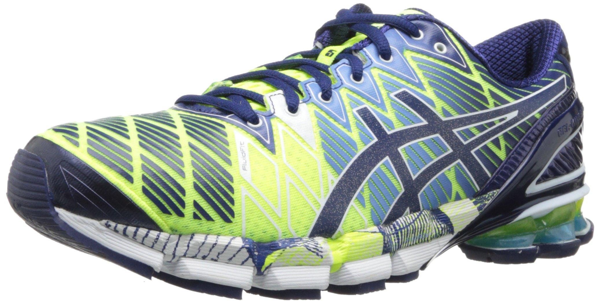 Asics Gel-kinsei 5 Running Shoe,flash Yellow/blue Depths/white,6 M Us in  Black for Men | Lyst